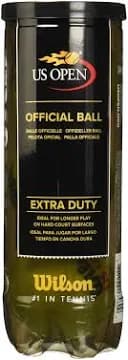 WILSON Wilson US Open Regular Duty tennis ball - regular duty felt, for clay and indoor carpet courts rated 4.5/5 stars