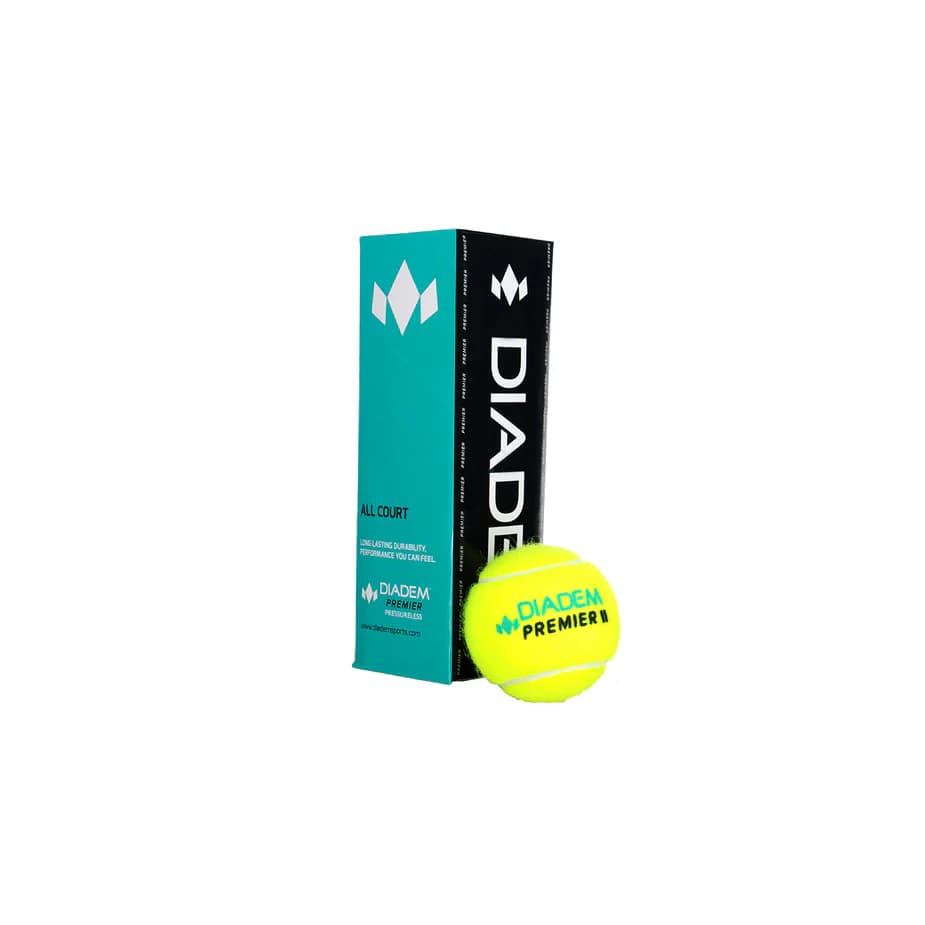 DIADEM Diadem Pressureless tennis ball - pressureless felt, for ball machines and training and all-court courts rated 4.1/5 stars