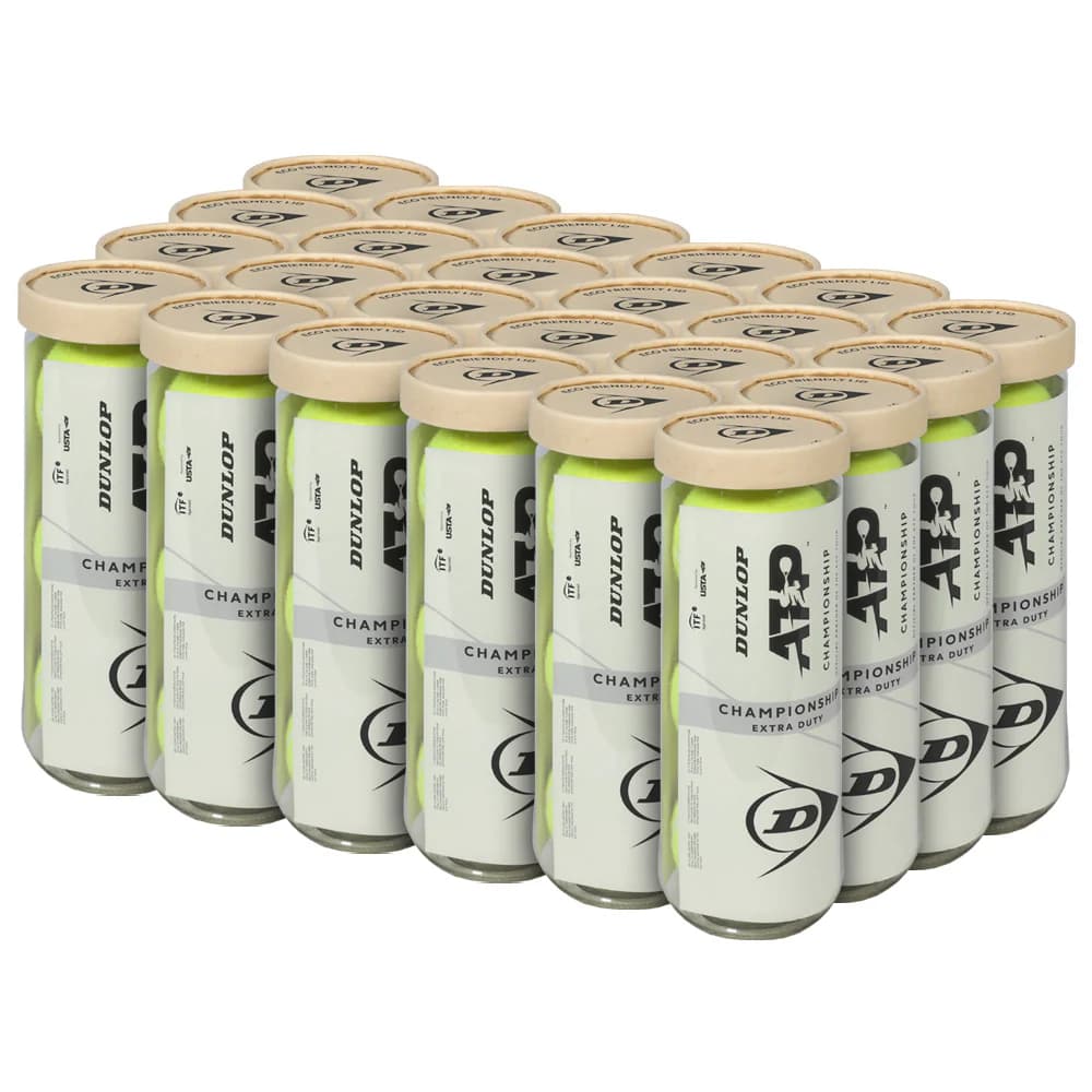 DUNLOP Dunlop ATP Championship Extra Duty (Multiple) tennis ball - extra duty felt, for outdoor hard courts rated 4.6/5 stars