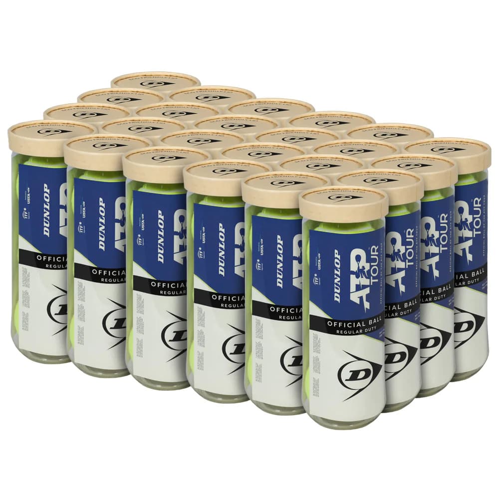 DUNLOP Dunlop ATP Regular Duty (Multiple) tennis ball - regular duty felt, for clay and indoor carpet courts rated 4.3/5 stars