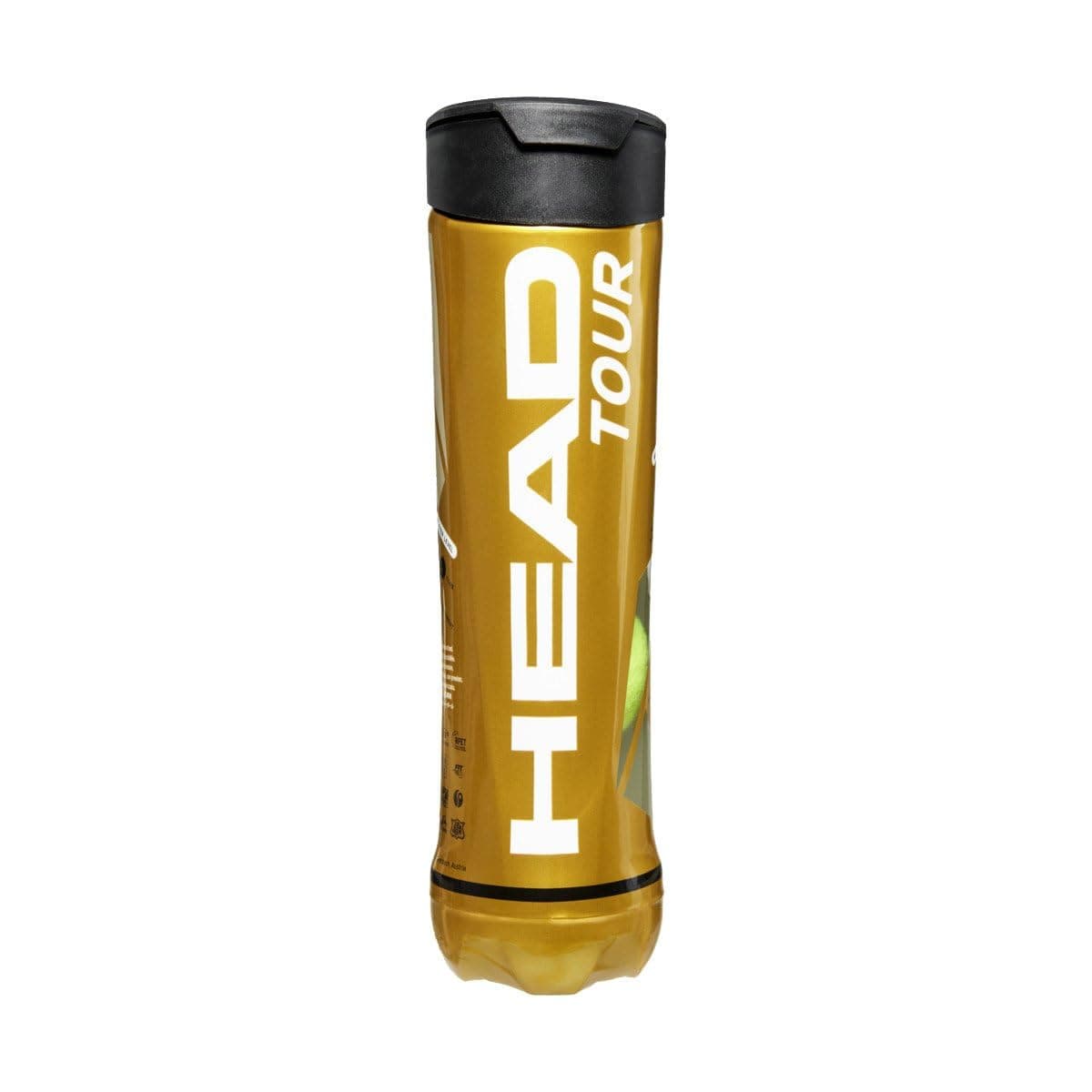 HEAD HEAD Tour tennis ball - premium all-court felt, for outdoor hard and indoor hard courts rated 4.7/5 stars