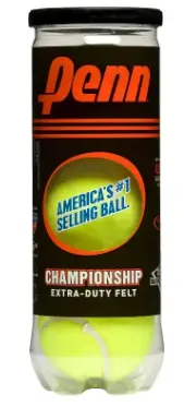PENN Penn Championship Extra Duty tennis ball - extra duty felt, for outdoor hard courts rated 4.0/5 stars