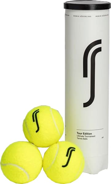 ROBIN SÖDERLING RS Tour Edition tennis ball - premium tour-level felt, for outdoor hard and indoor hard courts rated 4.8/5 stars