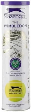 SLAZENGER Slazenger Wimbledon tennis ball - premium grass / all-court felt, for grass and outdoor hard and indoor hard courts rated 4.9/5 stars