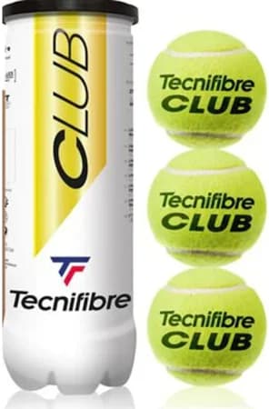 TECNIFIBRE Tecnifibre Club tennis ball - all-court felt, for outdoor hard and indoor hard courts rated 4.5/5 stars