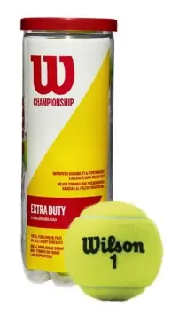 WILSON Wilson Championship Extra Duty tennis ball - extra duty felt, for outdoor hard courts rated 4.3/5 stars