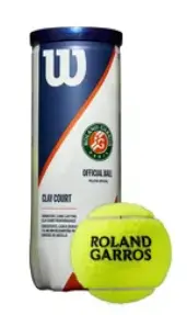 WILSON Wilson Roland Garros All Court tennis ball - all-court felt, for clay and indoor hard courts rated 4.6/5 stars