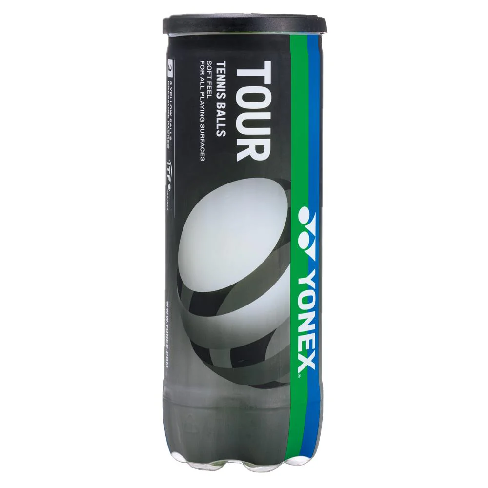 YONEX Yonex Tour tennis ball - premium all-court felt, for outdoor hard and indoor hard courts rated 4.9/5 stars